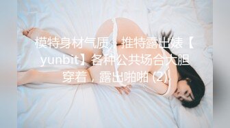 模特身材气质，推特露出婊【yunbit】各种公共场合大胆穿着，露出啪啪 (2)