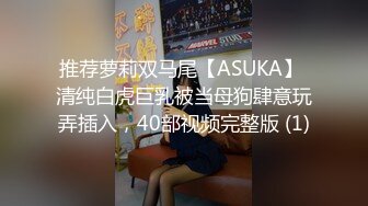 推荐萝莉双马尾【ASUKA】 清纯白虎巨乳被当母狗肆意玩弄插入，40部视频完整版 (1)