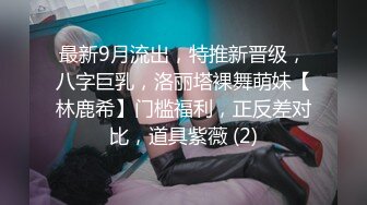 最新9月流出，特推新晋级，八字巨乳，洛丽塔裸舞萌妹【林鹿希】门槛福利，正反差对比，道具紫薇 (2)