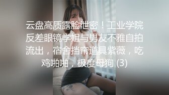 云盘高质露脸泄密！工业学院反差眼镜学姐与男友不雅自拍流出，宿舍挡帘道具紫薇，吃鸡啪啪，极度母狗 (3)