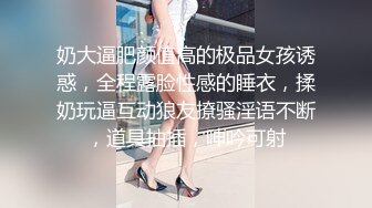 奶大逼肥颜值高的极品女孩诱惑，全程露脸性感的睡衣，揉奶玩逼互动狼友撩骚淫语不断，道具抽插，呻吟可射