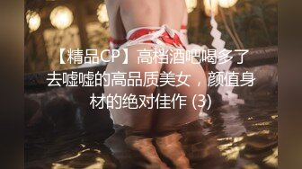 【精品CP】高档酒吧喝多了去嘘嘘的高品质美女，颜值身材的绝对佳作 (3)