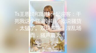 Ts王恩琦和姐妹一起迎客：干死我这个骚逼好吗，我说骚货，太猛了。双妖三屌，淫乱场面，骚声震天！