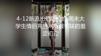 4-12新流出酒店偷拍 周末大学生情侣开房JK制服学妹的羞涩初夜