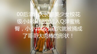 00后清纯大长腿美少女校花级小妹妹 站立后入Q弹蜜桃臀，小小年纪小骚穴就被捅成了哥哥大肉棒的形状！