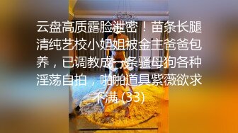 云盘高质露脸泄密！苗条长腿清纯艺校小姐姐被金主爸爸包养，已调教成一条骚母狗各种淫荡自拍，啪啪道具紫薇欲求不满 (33)